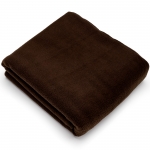 Brown Solid Anti-Pill Fleece Fabric